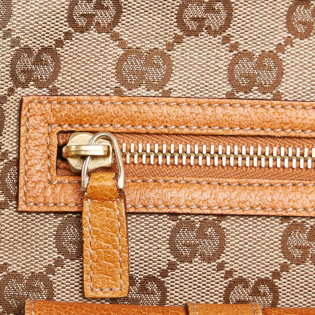 Gucci GG Canvas Abbey Pocket Tote (SHG-O540WB)