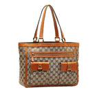 Gucci GG Canvas Abbey Pocket Tote (SHG-O540WB)