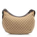 Gucci GG Canvas Half Moon Medium Messenger (SHF-JzXzNp)