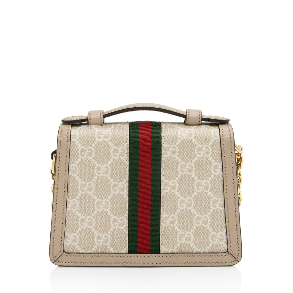 Gucci GG Canvas Ophidia Mini Top Handle (SHF-WRYdeY)