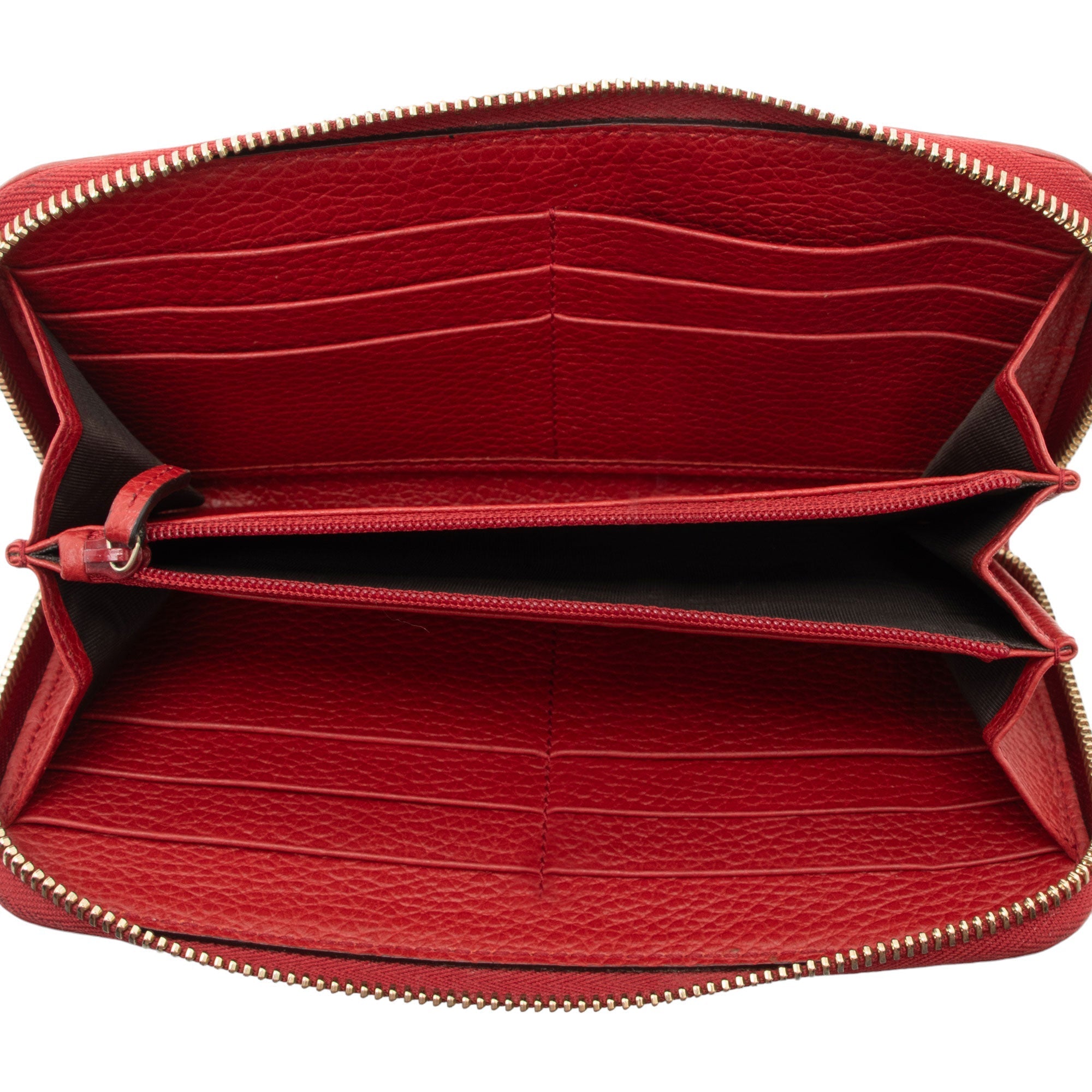 Gucci GG Canvas Zip Around Wallet (SHF-pjF8AV)
