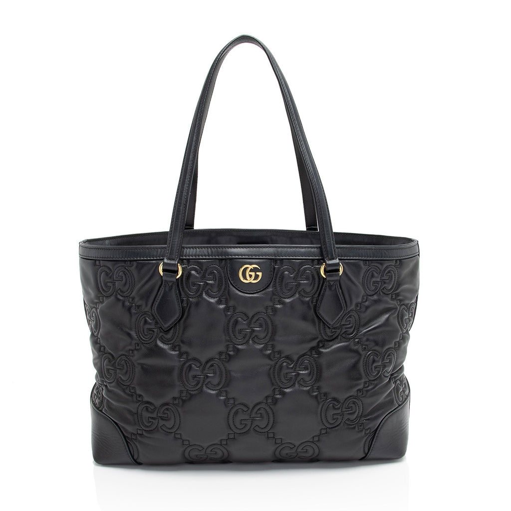Gucci Jumbo GG Matelasse Medium Tote (SHF-GyLDDY)