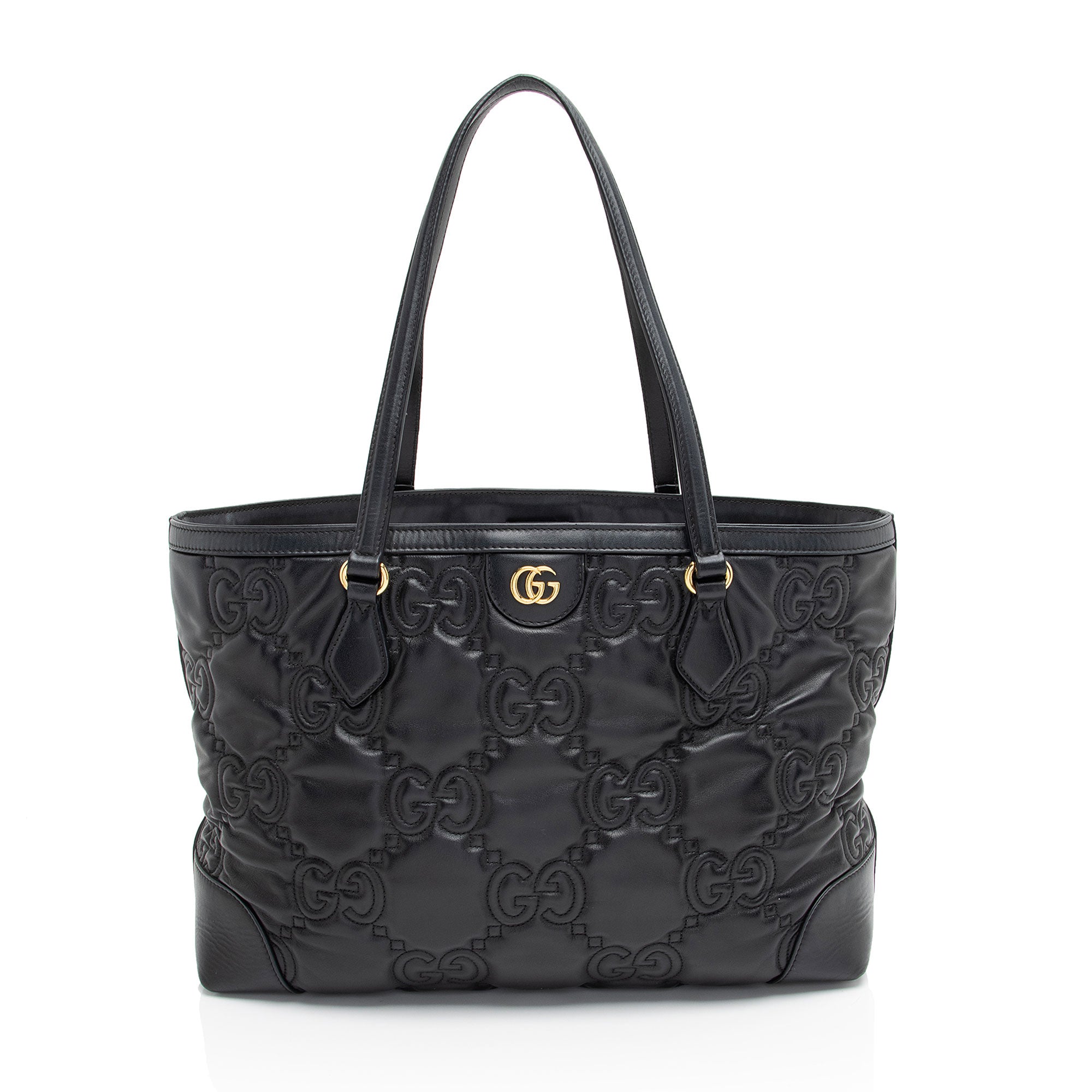 Gucci Jumbo GG Matelasse Medium Tote (SHF-GyLDDY)