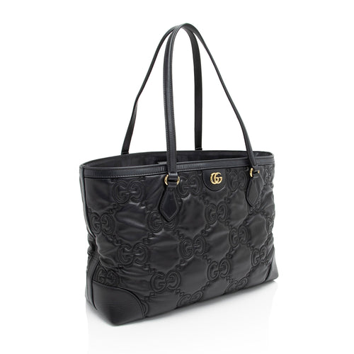 Gucci Jumbo GG Matelasse Medium Tote (SHF-GyLDDY)
