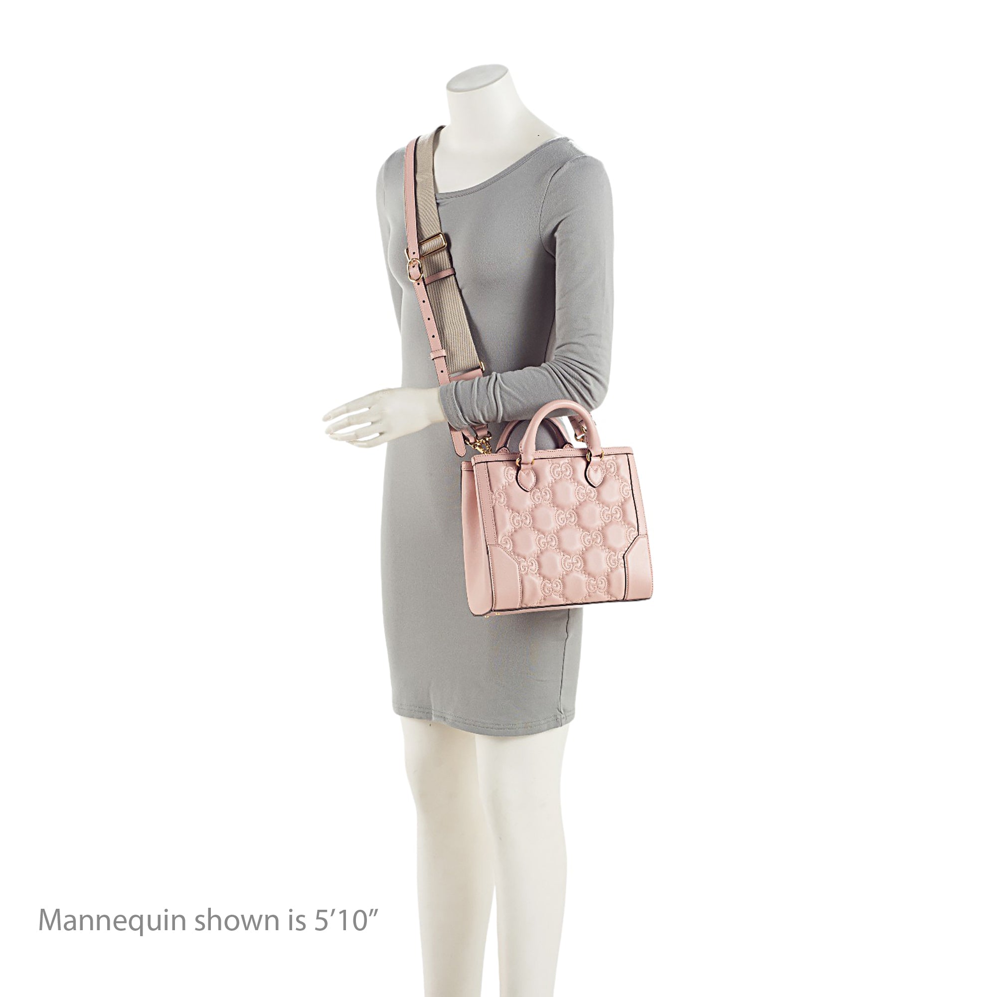 Gucci Jumbo GG Matelasse Mini Top Handle (SHF-TwA5tY)