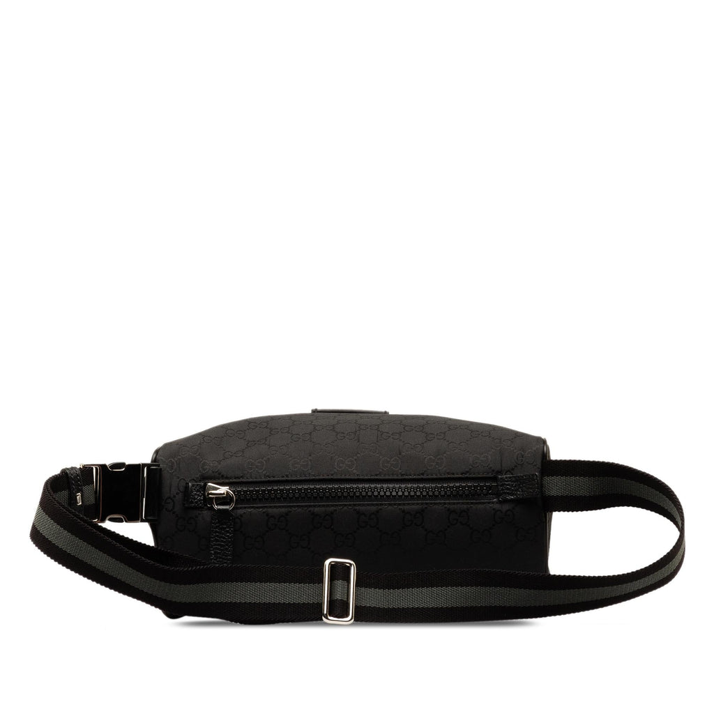Gucci GG Nylon Web Belt Bag (SHG-Dj5AFO)
