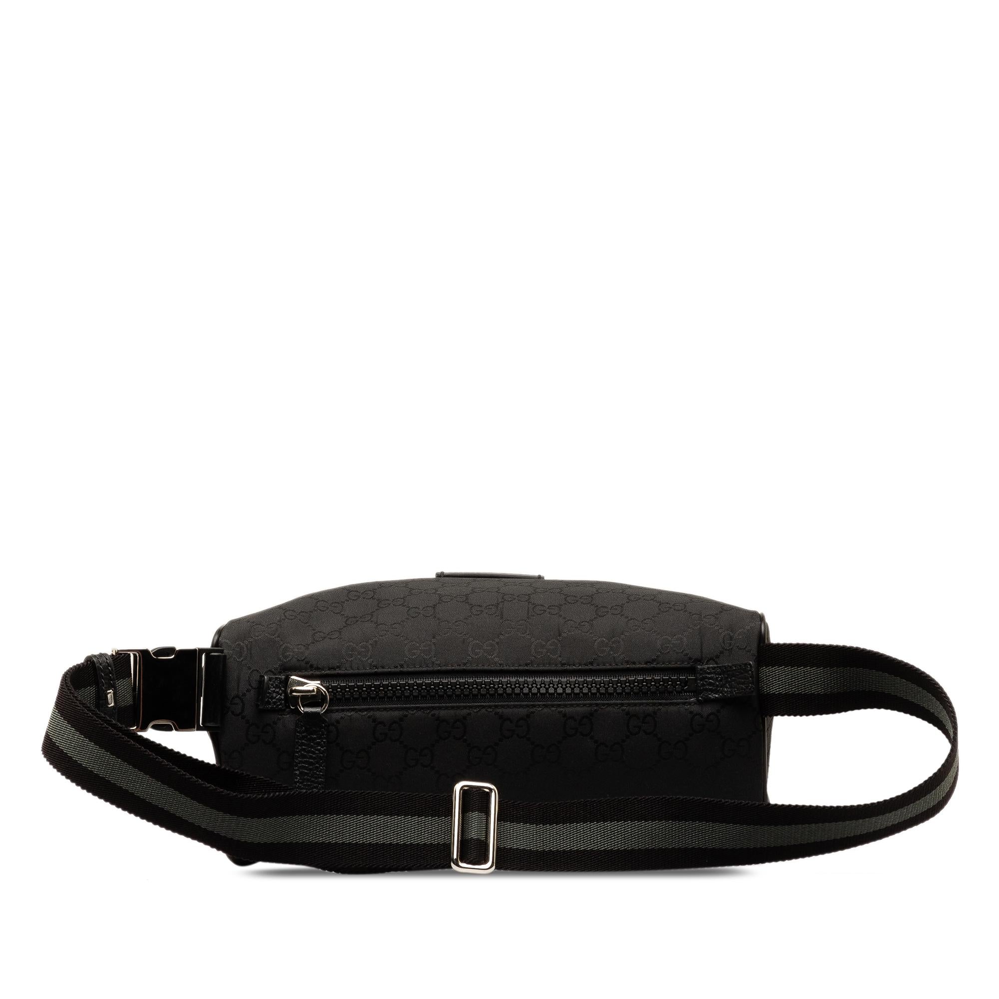 Gucci GG Nylon Web Belt Bag (SHG-Dj5AFO)