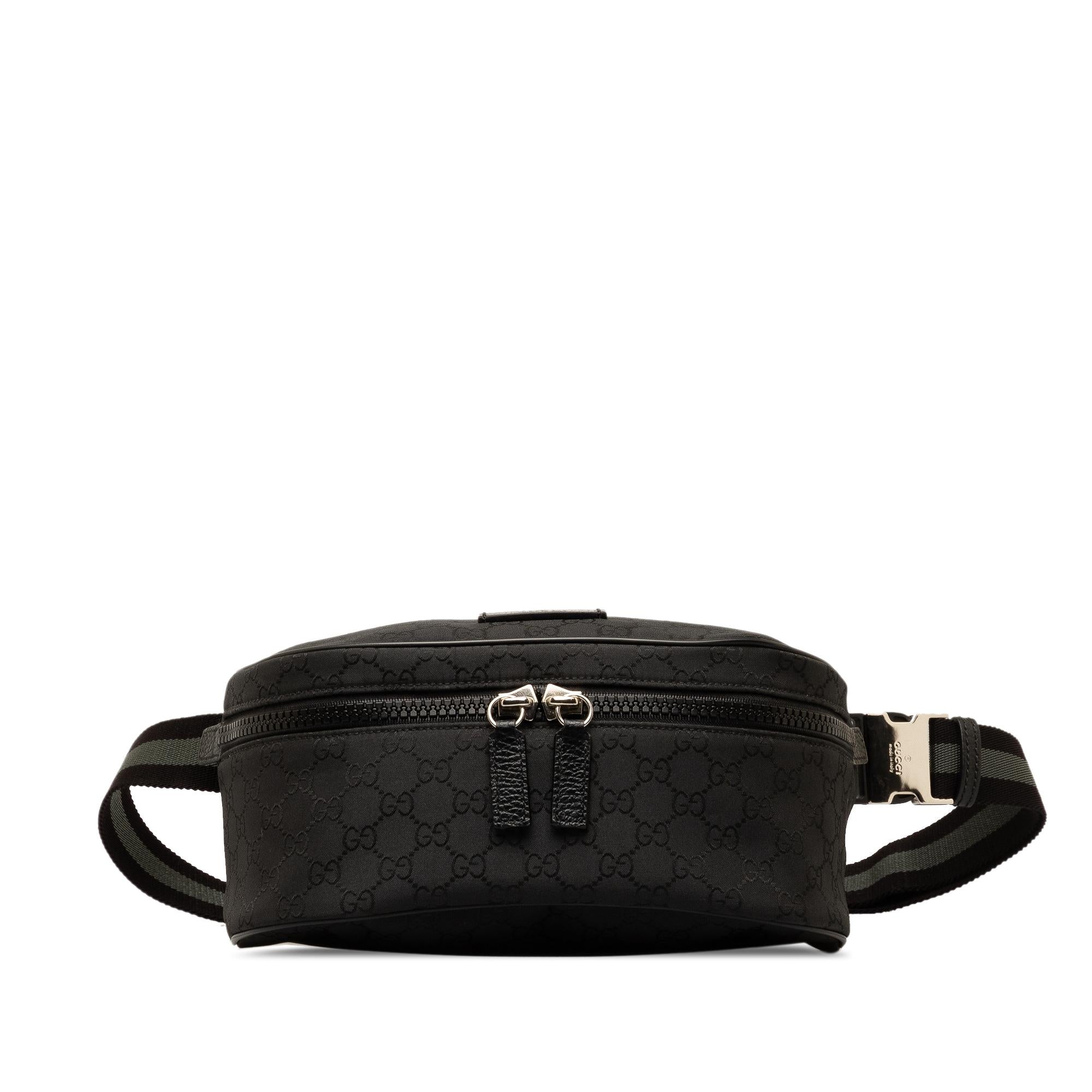 Gucci GG Nylon Web Belt Bag (SHG-Dj5AFO)