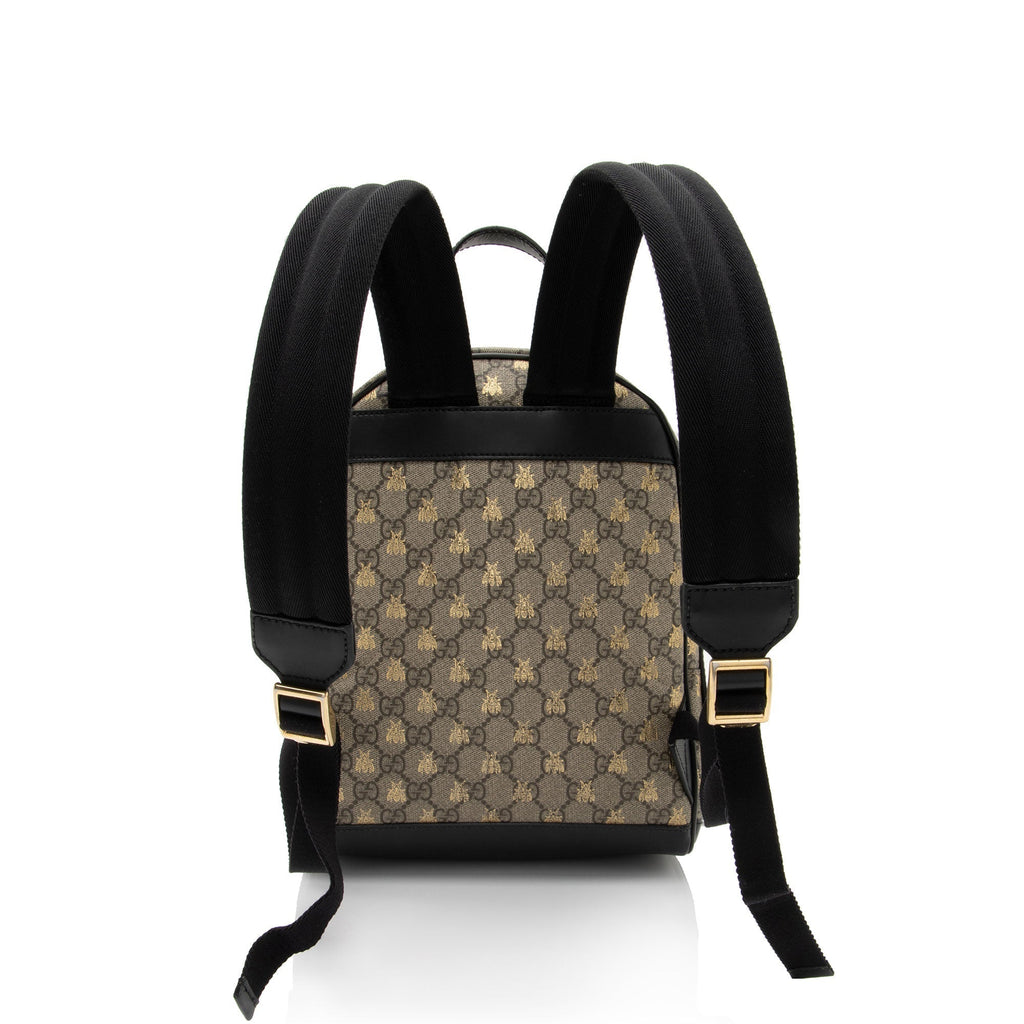 Gucci GG Supreme Bees Small Backpack - FINAL SALE (SHF-StGhrP)