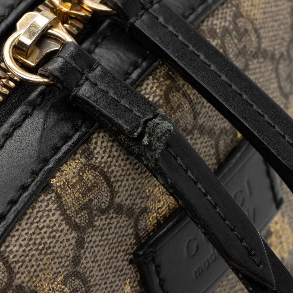Gucci GG Supreme Bees Small Backpack - FINAL SALE (SHF-StGhrP)