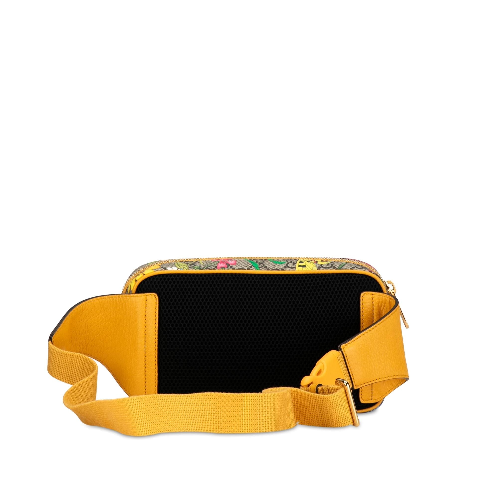 Gucci GG Supreme Flora Ophidia Belt Bag (SHG-Mu7mT0)