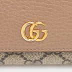 Gucci GG Supreme GG Marmont Compact Wallet (SHF-0GWgKX)