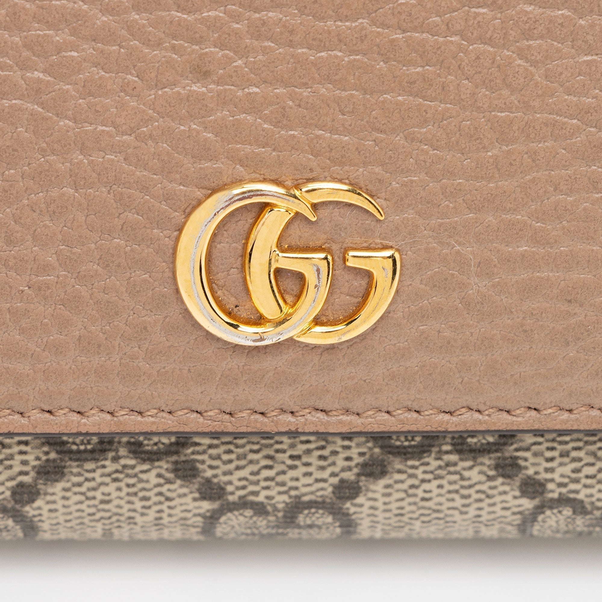 Gucci GG Supreme GG Marmont Compact Wallet (SHF-0GWgKX)