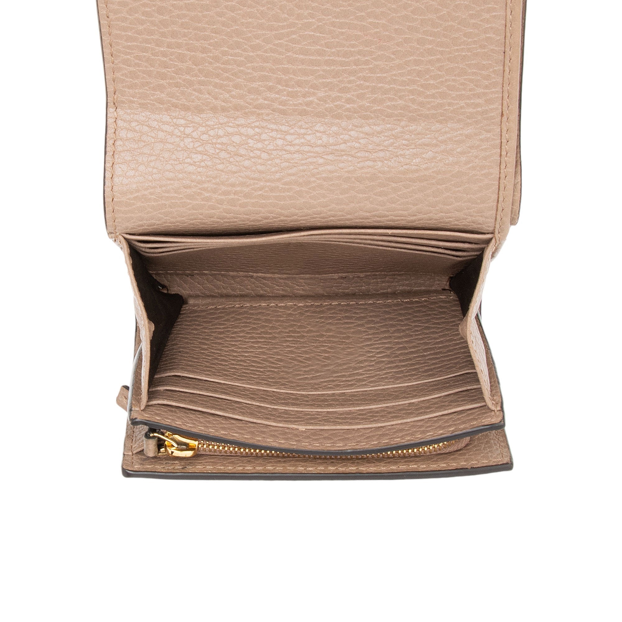 Gucci GG Supreme GG Marmont Compact Wallet (SHF-0GWgKX)