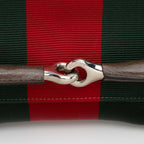 Gucci GG Supreme Horsebit Web Chain Shoulder Bag (SHF-lQWg6i)