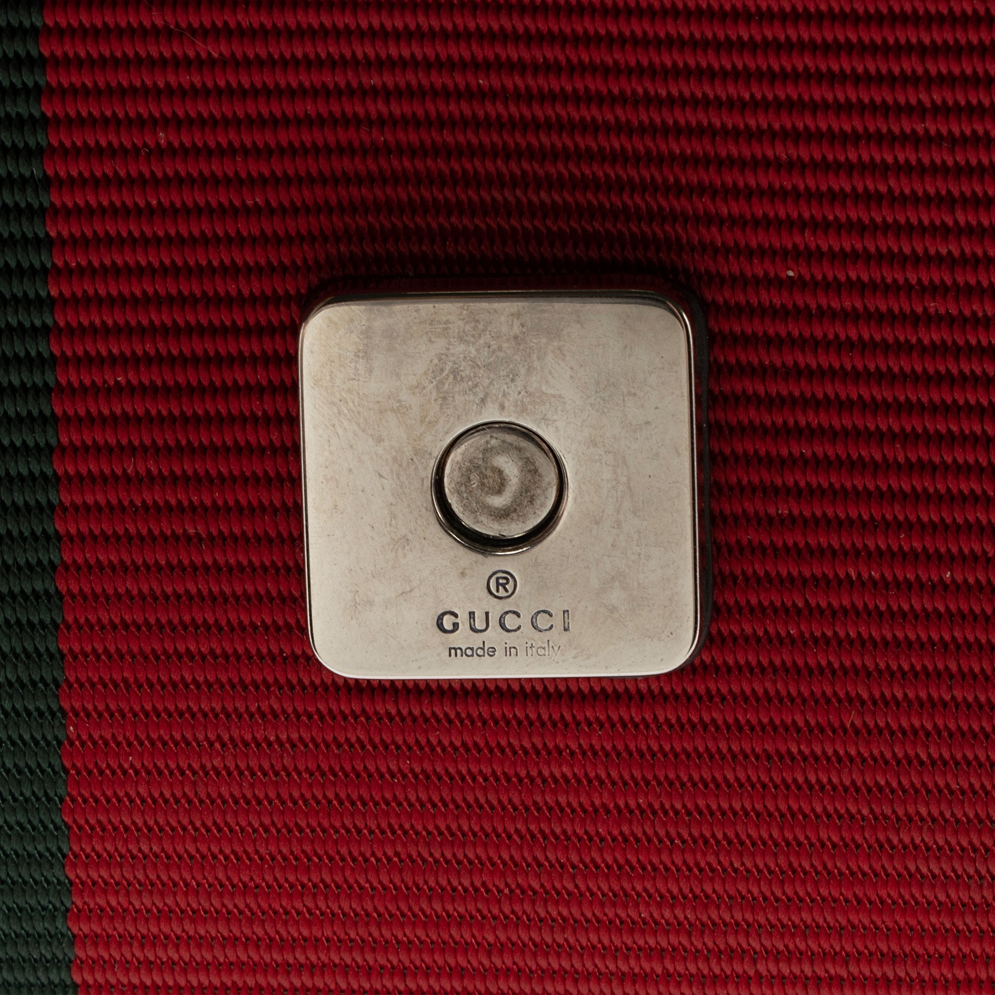 Gucci GG Supreme Horsebit Web Chain Shoulder Bag (SHF-lQWg6i)