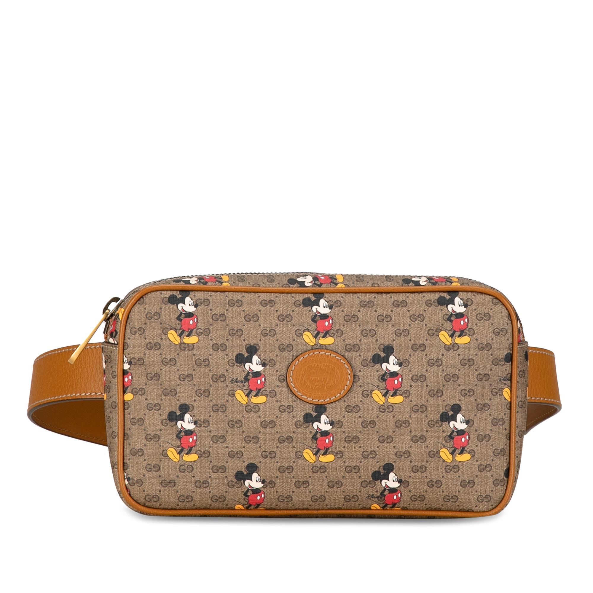 Gucci GG Supreme Mickey Mouse Belt Bag (SHG-GgHCh9)