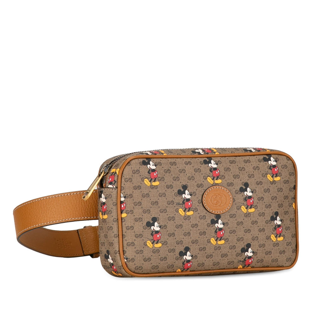 Gucci GG Supreme Mickey Mouse Belt Bag (SHG-GgHCh9)