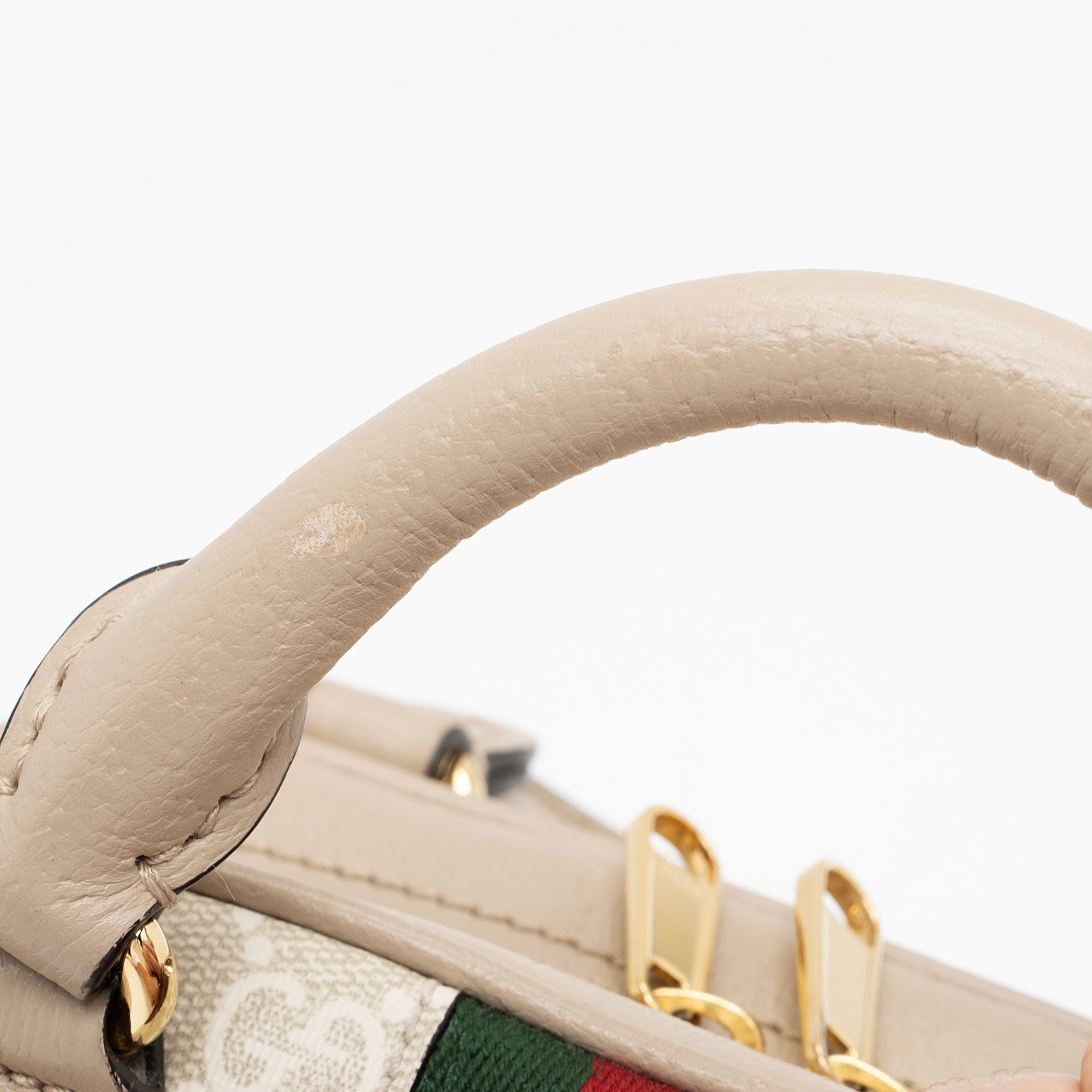 Gucci GG Supreme Ophidia Mini Satchel (SHF-l8wX40)