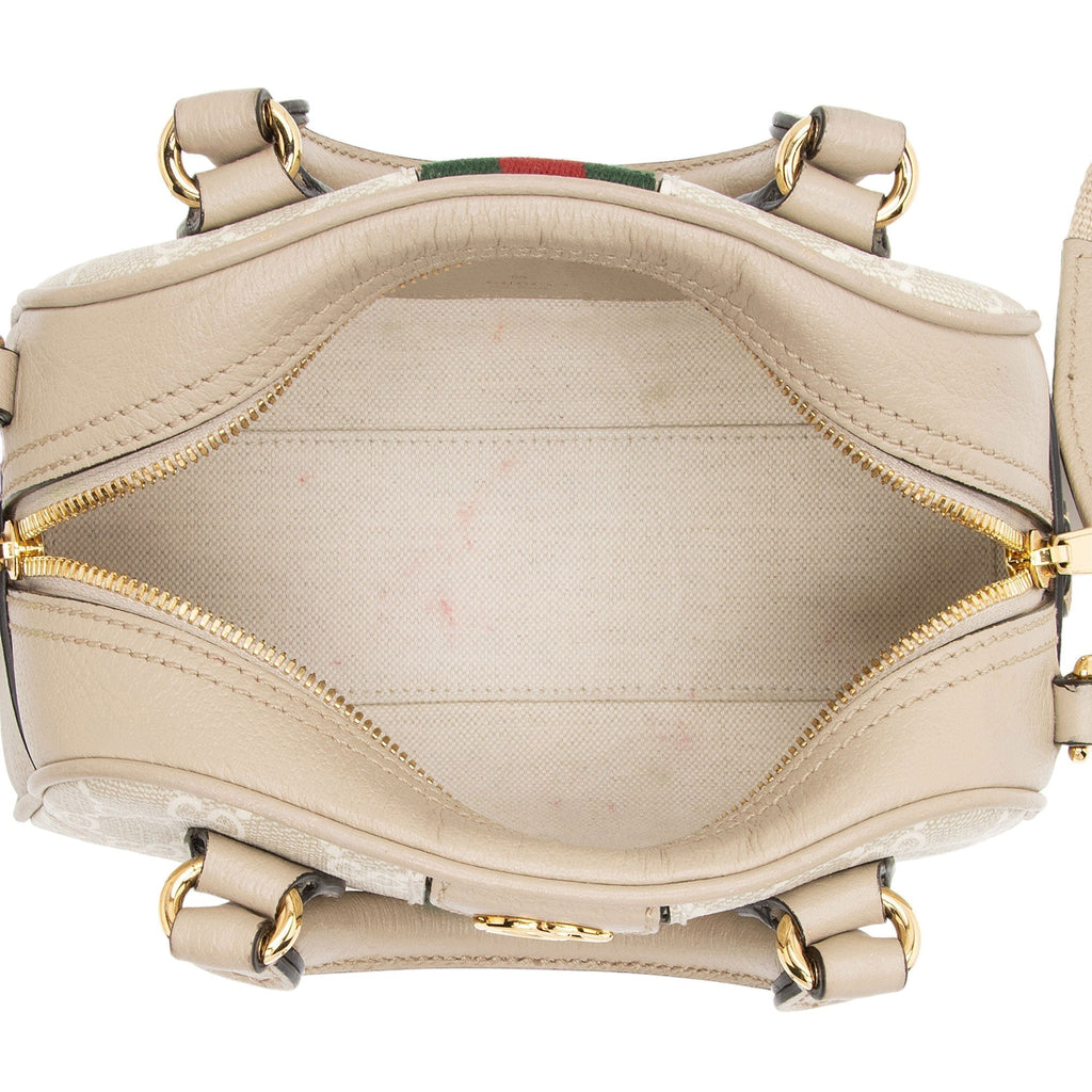 Gucci GG Supreme Ophidia Mini Satchel (SHF-l8wX40)