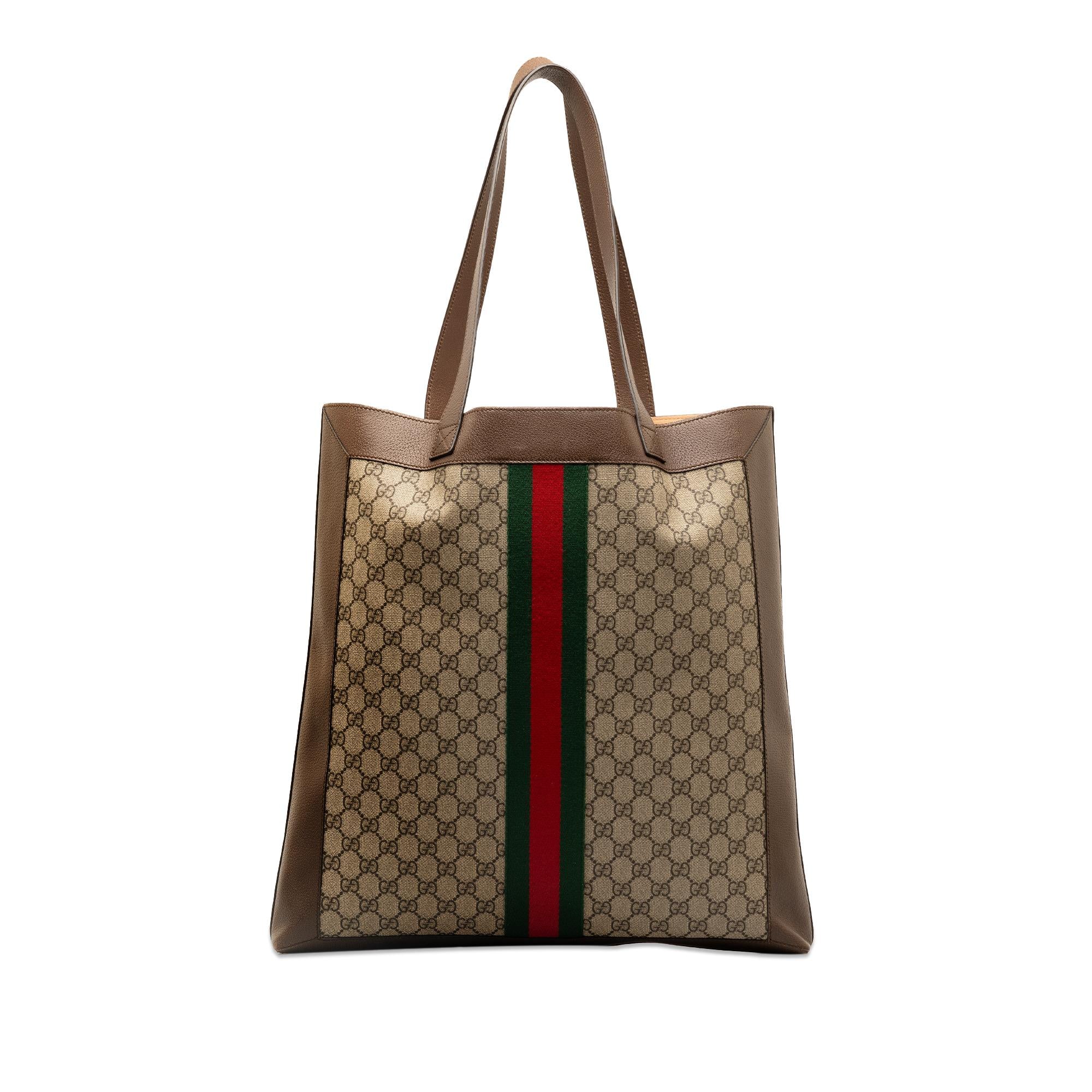 Gucci GG Supreme Ophidia Tote (SHG-n2Y8AL)