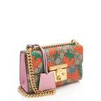 Gucci GG Supreme Strawberry Padlock Small Shoulder Bag (SHF-fvXtPX)