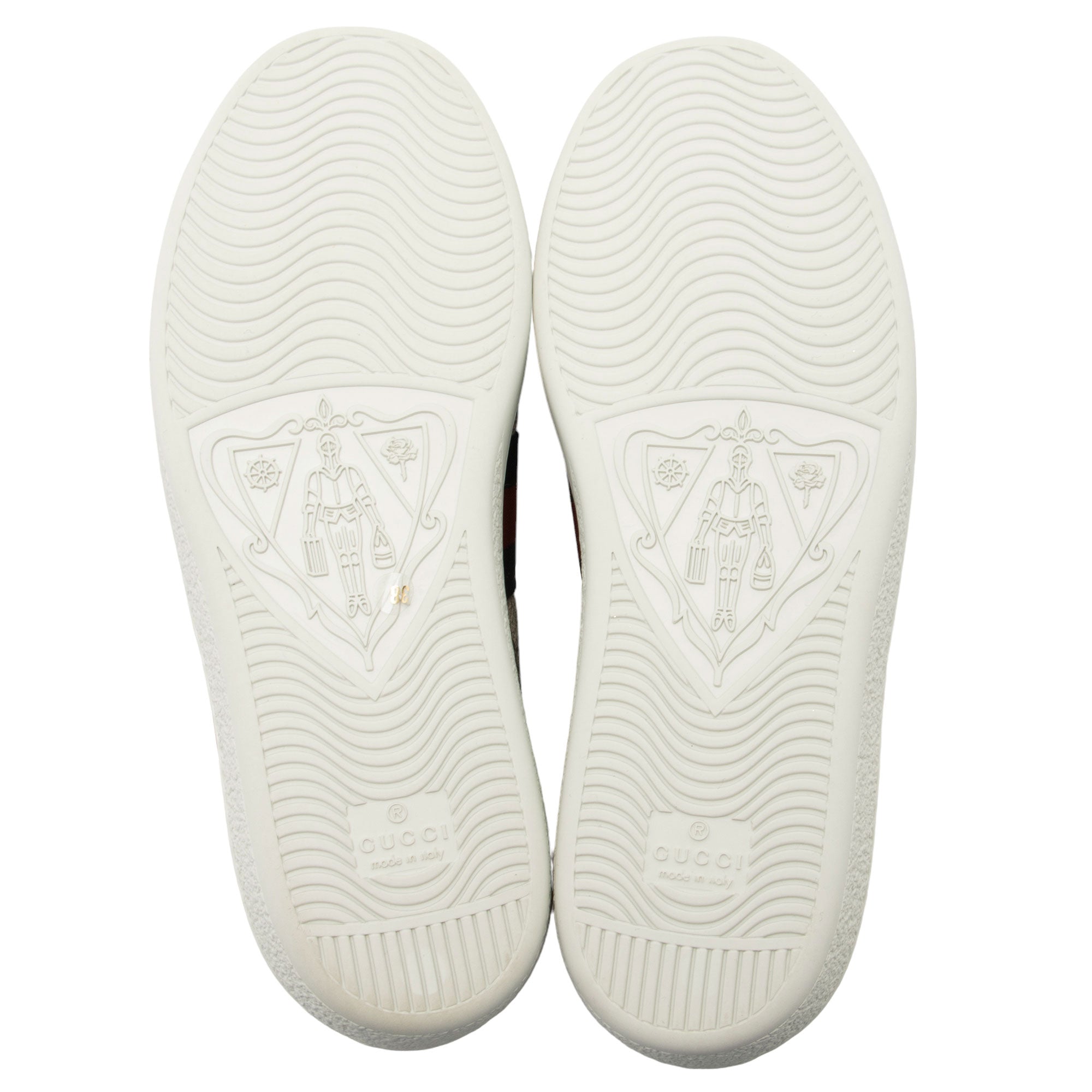 Gucci GG Supreme Web Ace Sneakers - Size 8 / 38 (SHF-XvU2I0)