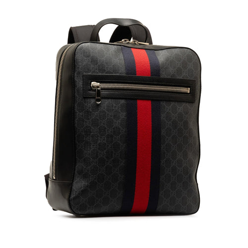 Gucci GG Supreme Web Backpack (SHG-Jo83GN)