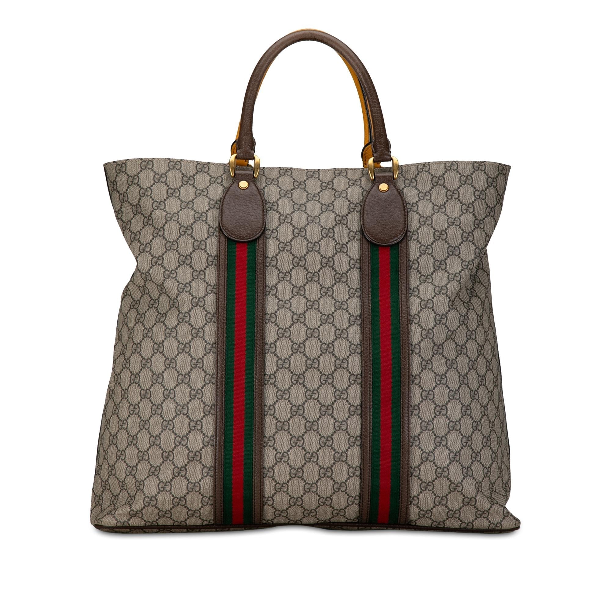 Gucci GG Supreme Web Neo Vintage Tote (SHG-RJcrmh)