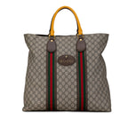 Gucci GG Supreme Web Neo Vintage Tote (SHG-RJcrmh)