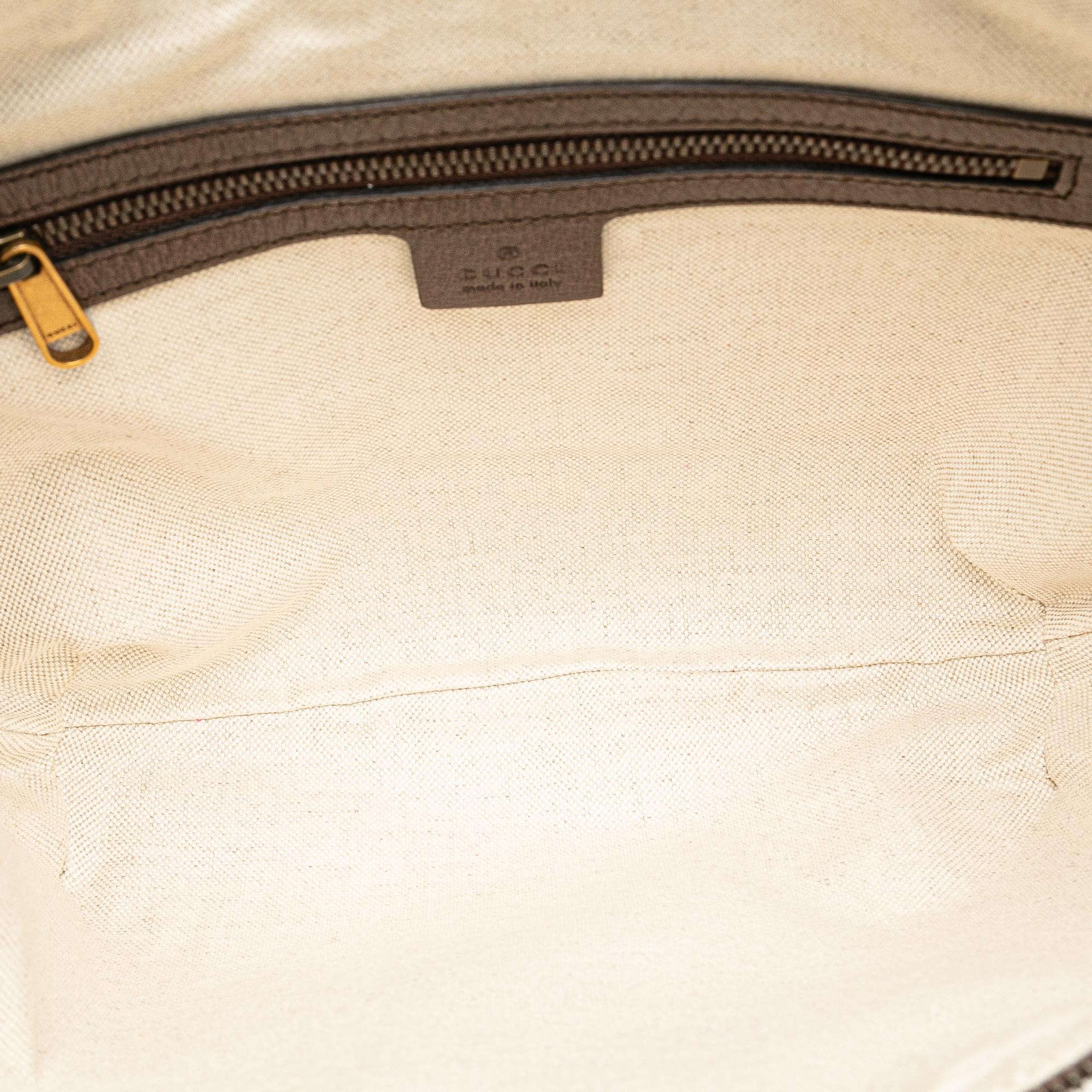 Gucci GG Supreme Web Ophidia Half Moon (SHG-VcvqlC)