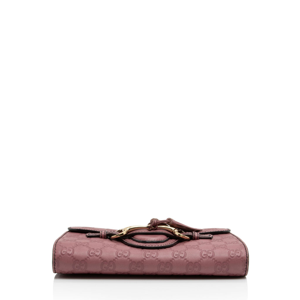 Gucci Guccissima Leather Emily Shoulder Bag (SHF-HfduD6)