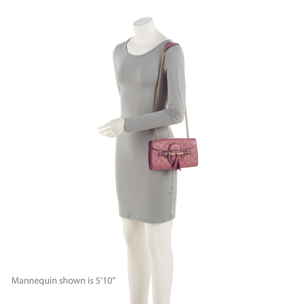 Gucci Guccissima Leather Emily Shoulder Bag (SHF-HfduD6)