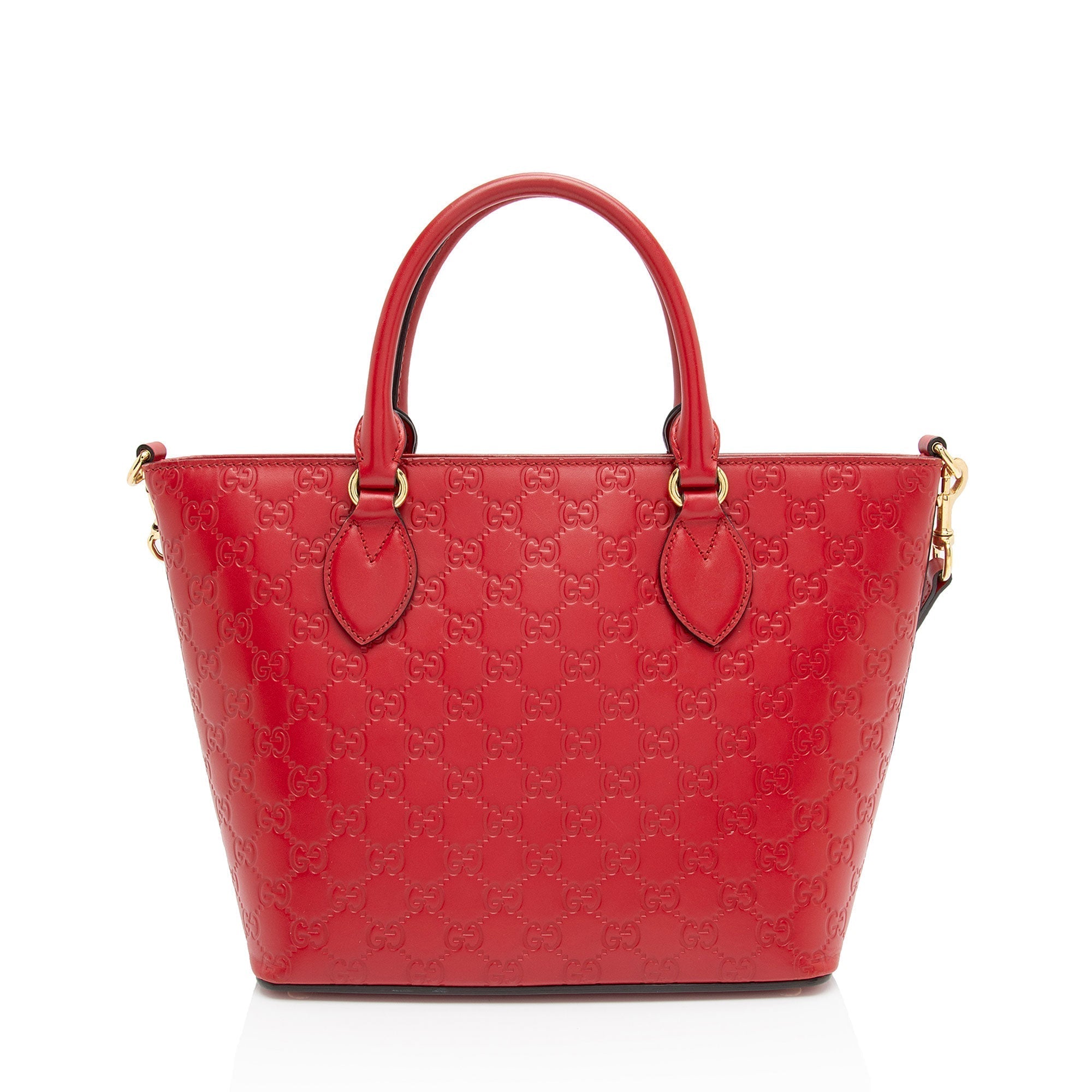 Gucci Guccissima Leather Signature Medium Tote (SHF-nQrElv)