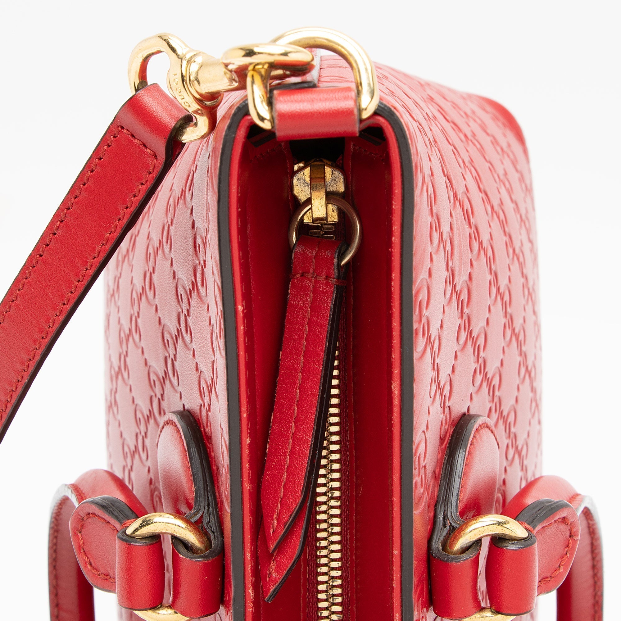 Gucci Guccissima Leather Signature Medium Tote (SHF-nQrElv)