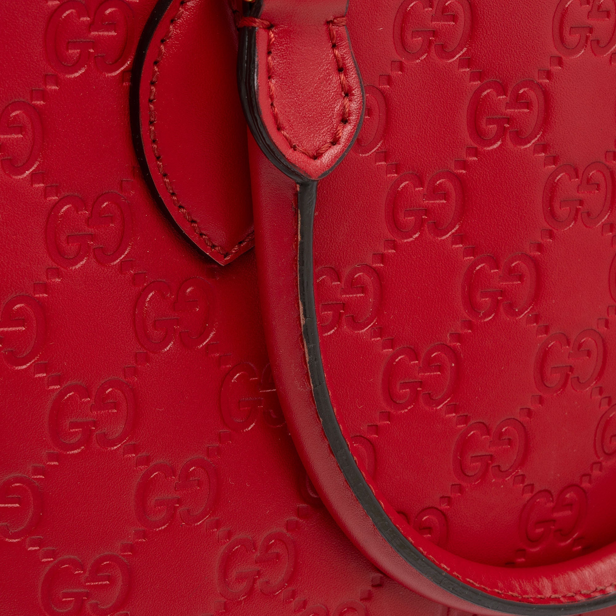 Gucci Guccissima Leather Signature Medium Tote (SHF-nQrElv)