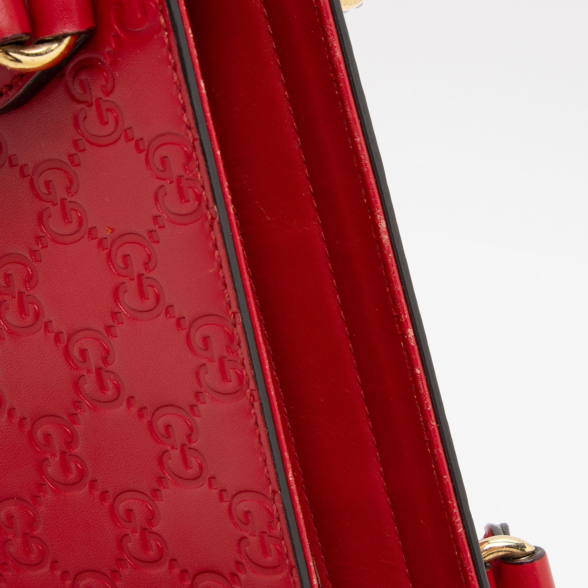 Gucci Guccissima Leather Signature Medium Tote (SHF-nQrElv)