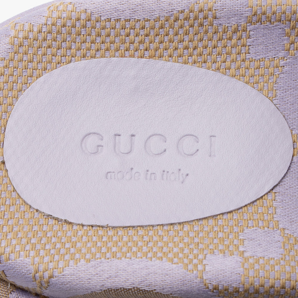 Gucci Jumbo GG Canvas Platform Wedge Slides - Size 7 / 37 (SHF-th537h)