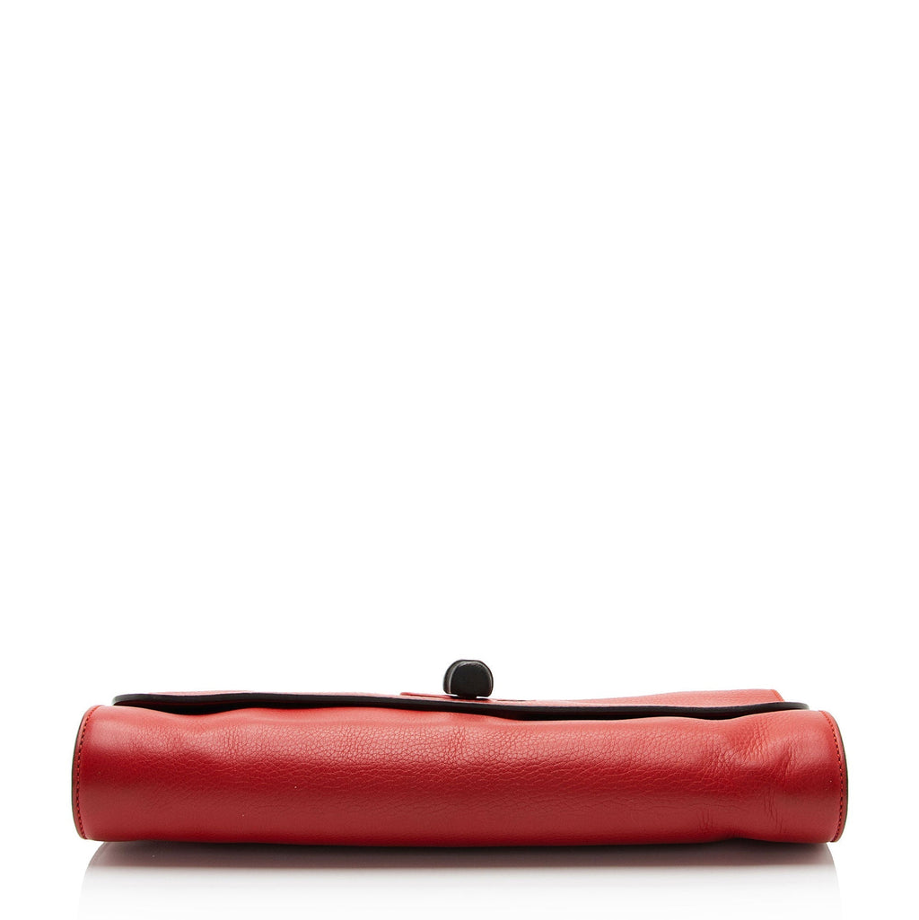 Gucci Leather Bamboo Daily Clutch (SHF-3AXfCb)