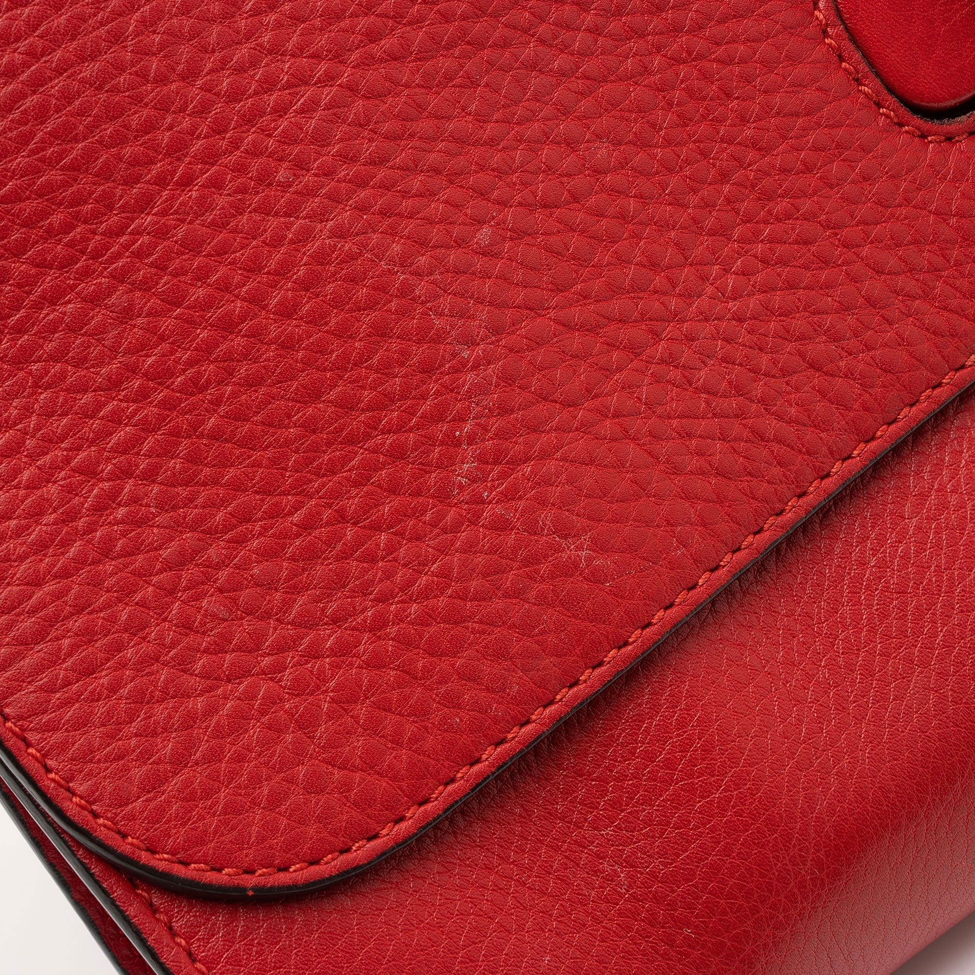 Gucci Leather Bamboo Daily Clutch (SHF-3AXfCb)