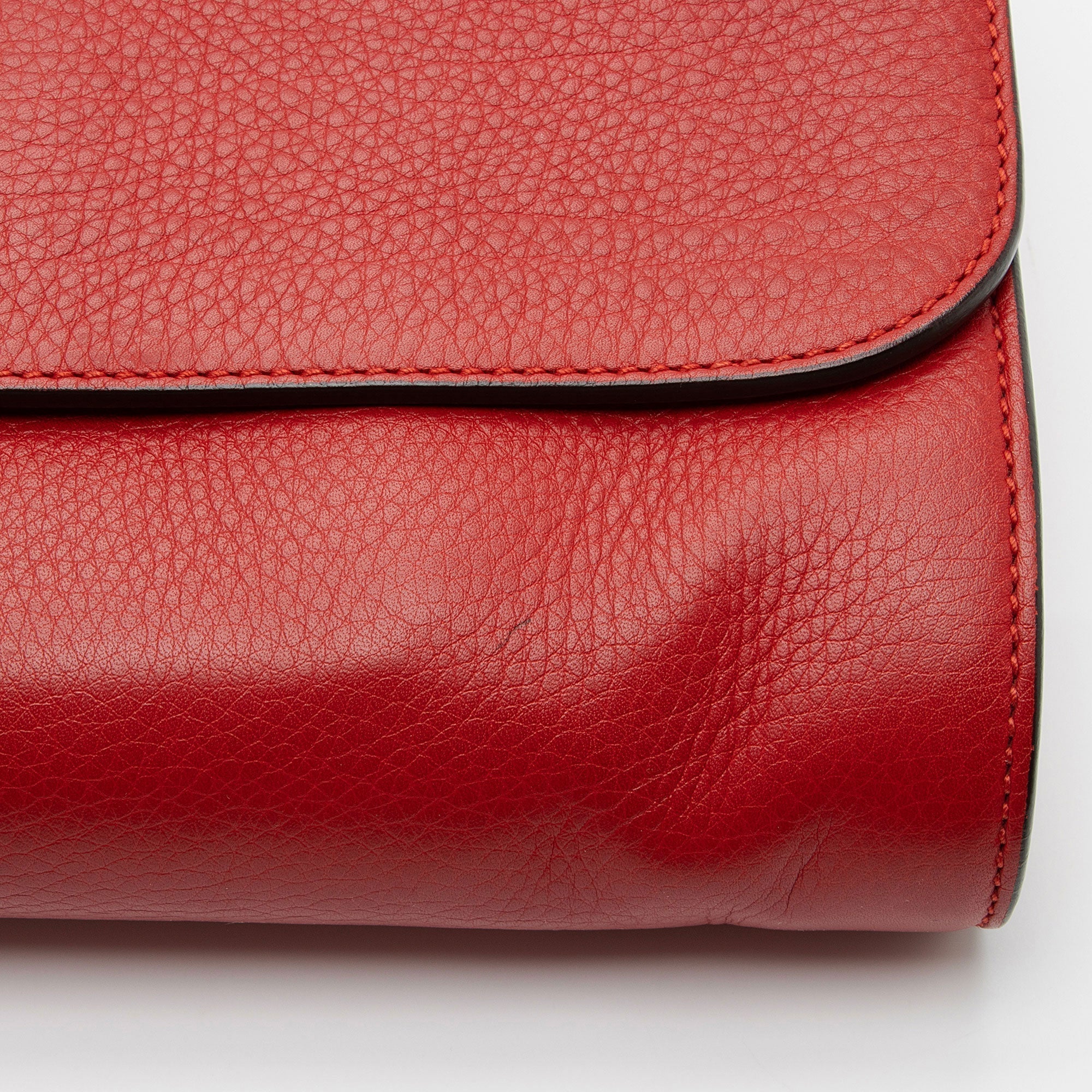 Gucci Leather Bamboo Daily Clutch (SHF-3AXfCb)