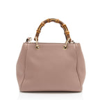 Gucci Leather Bamboo Mini Shopper Tote (SHF-eRoYKz)