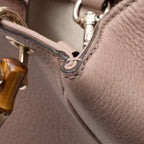 Gucci Leather Bamboo Mini Shopper Tote (SHF-eRoYKz)