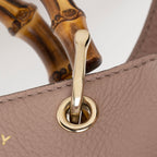 Gucci Leather Bamboo Mini Shopper Tote (SHF-eRoYKz)