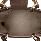 Gucci Leather Bamboo Mini Shopper Tote (SHF-eRoYKz)