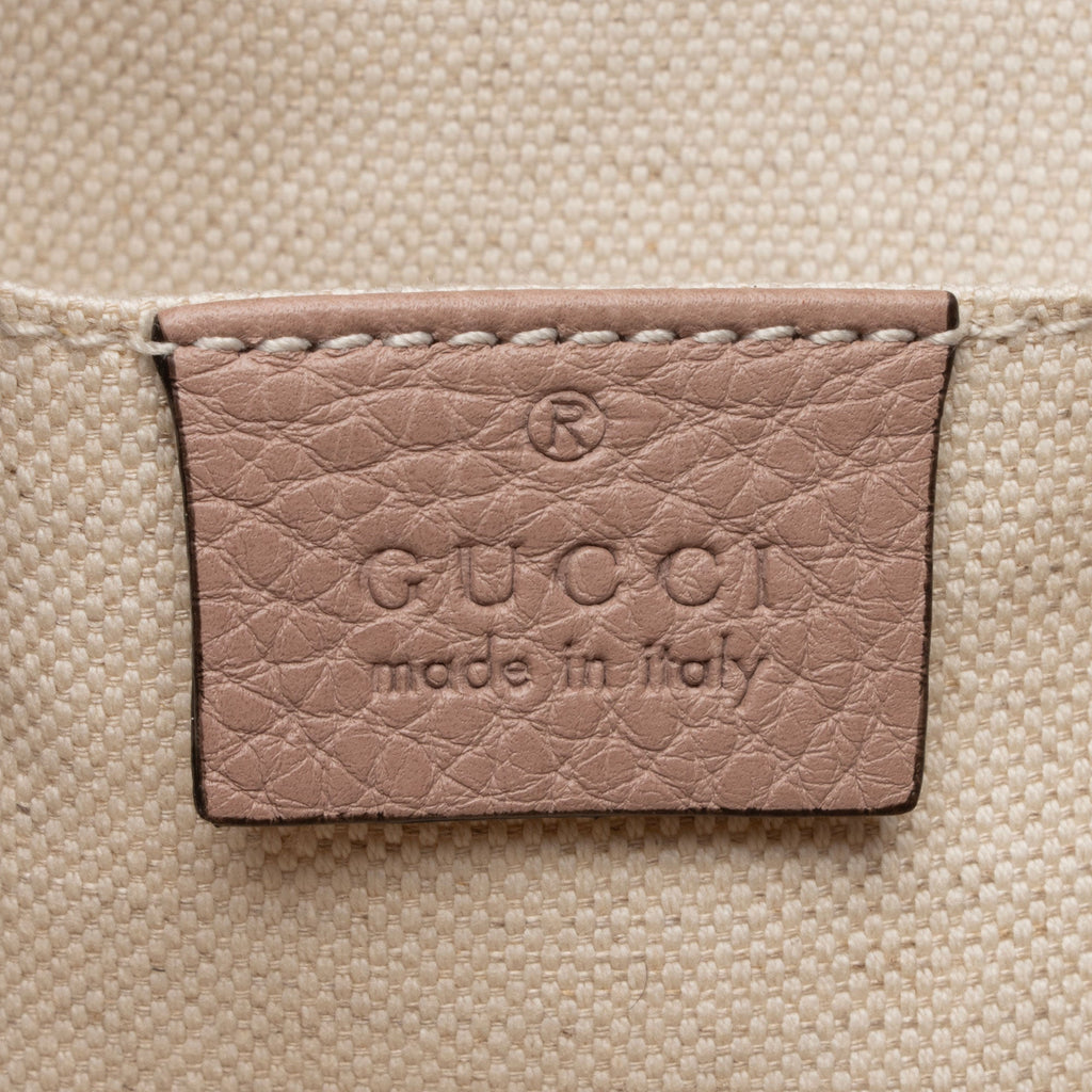 Gucci Leather Bamboo Mini Shopper Tote (SHF-eRoYKz)