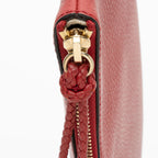 Gucci Leather Bamboo Tassel Zip Clutch (SHF-jOVRgR)