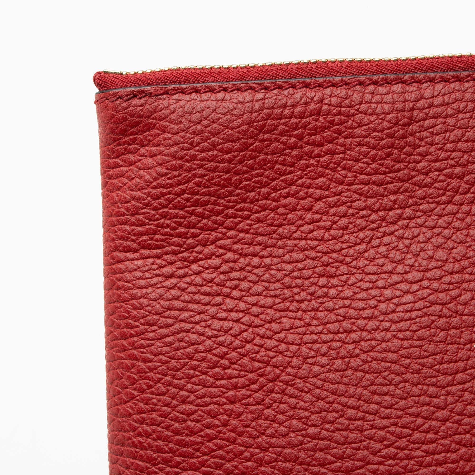 Gucci Leather Bamboo Tassel Zip Clutch (SHF-jOVRgR)