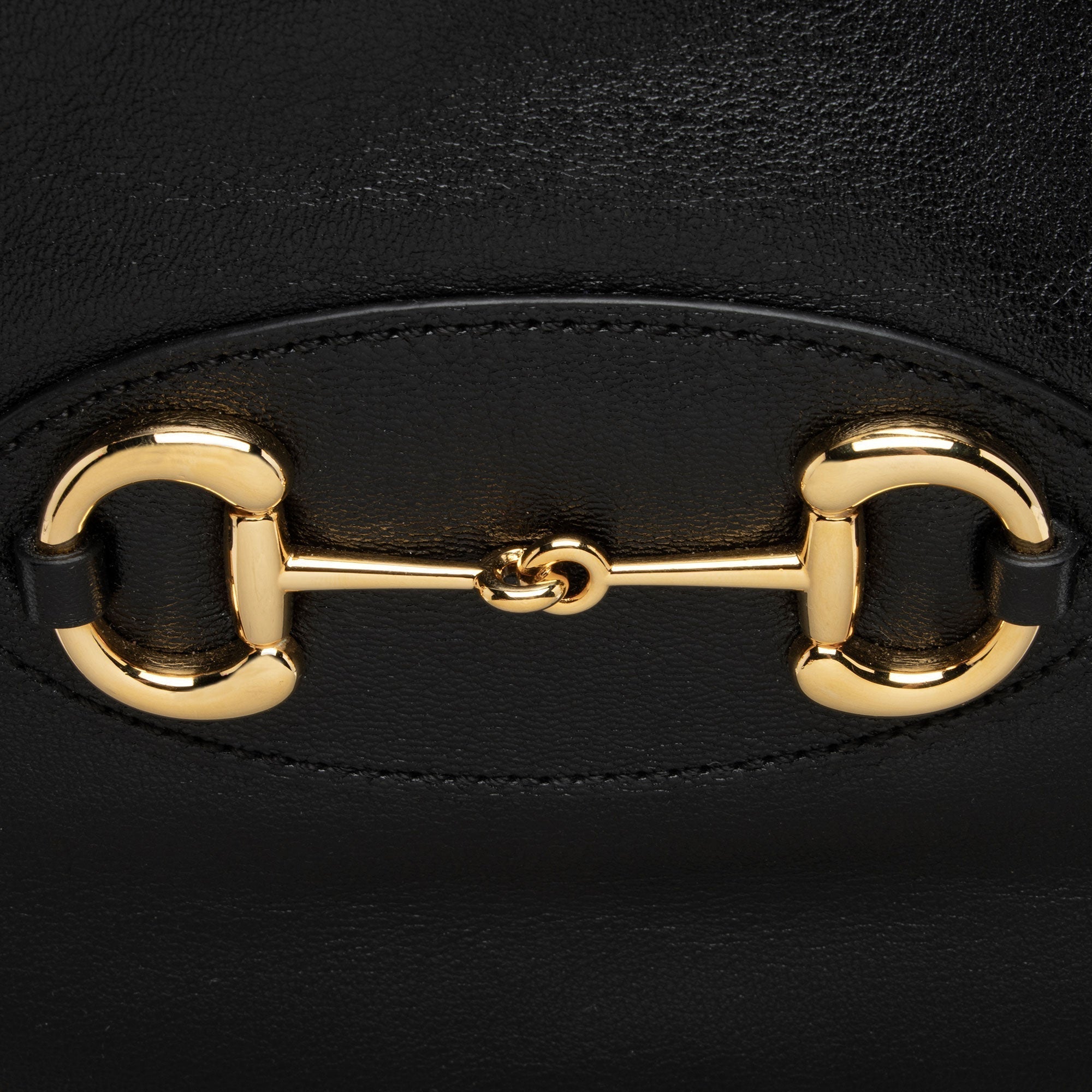 Gucci Leather Horsebit 1955 Chain Large Tote (SHF-LnlXOo)