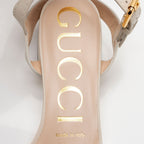 Gucci Leather Horsebit 25mm Sandals - Size 7.5 / 37.5 (SHF-u8CxO8)